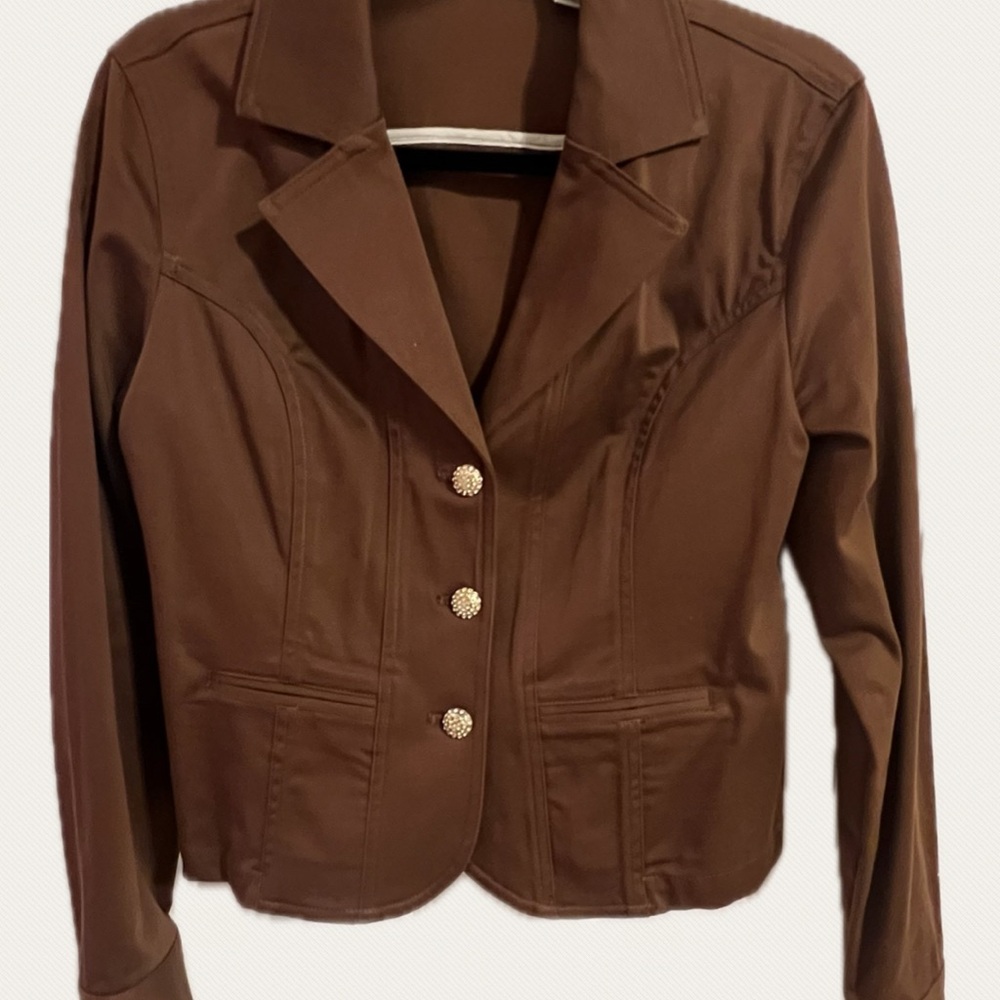 Elegant Brown Women's Jacket